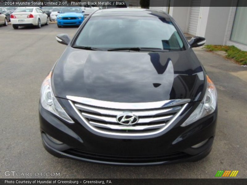 Phantom Black Metallic / Black 2014 Hyundai Sonata Limited 2.0T