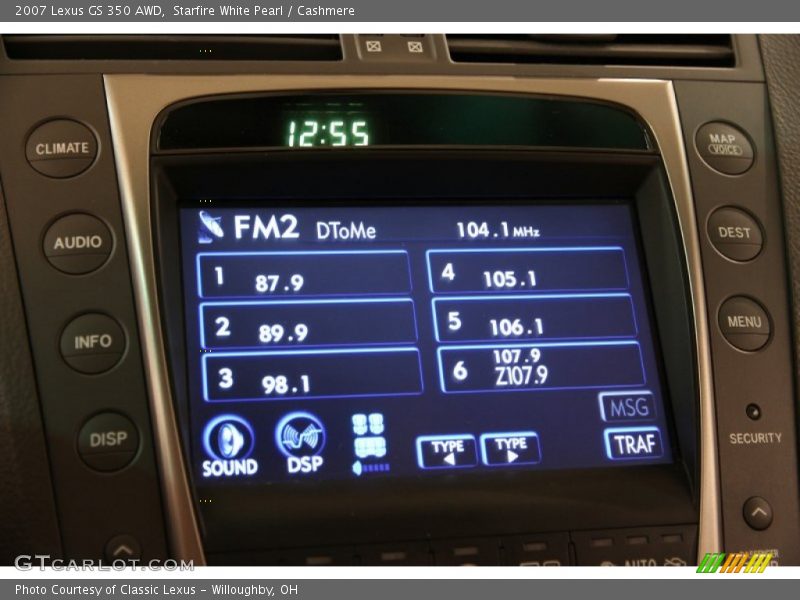 Starfire White Pearl / Cashmere 2007 Lexus GS 350 AWD