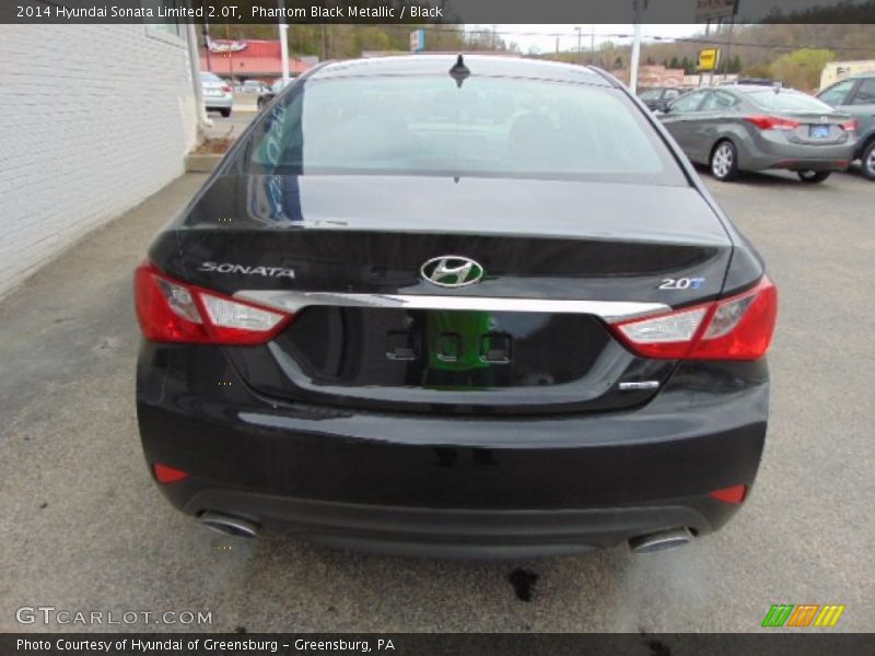 Phantom Black Metallic / Black 2014 Hyundai Sonata Limited 2.0T