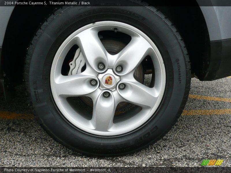 Titanium Metallic / Black 2004 Porsche Cayenne S