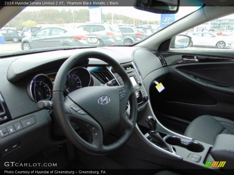 Phantom Black Metallic / Black 2014 Hyundai Sonata Limited 2.0T