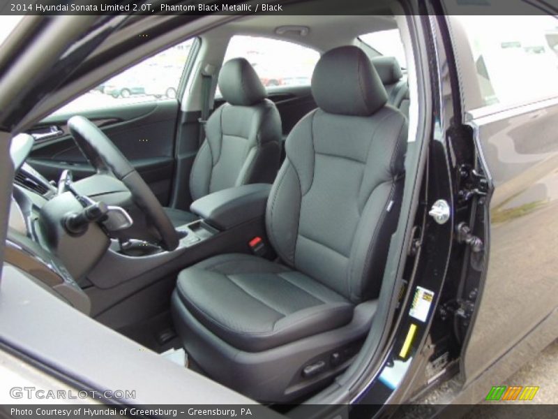 Phantom Black Metallic / Black 2014 Hyundai Sonata Limited 2.0T