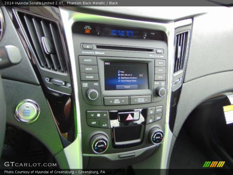 Phantom Black Metallic / Black 2014 Hyundai Sonata Limited 2.0T