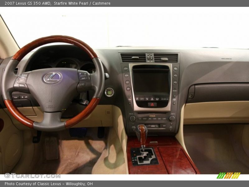 Starfire White Pearl / Cashmere 2007 Lexus GS 350 AWD