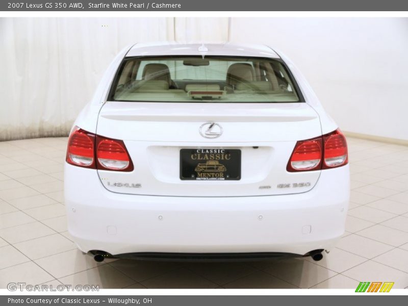 Starfire White Pearl / Cashmere 2007 Lexus GS 350 AWD