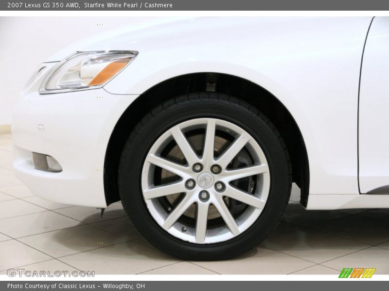 Starfire White Pearl / Cashmere 2007 Lexus GS 350 AWD