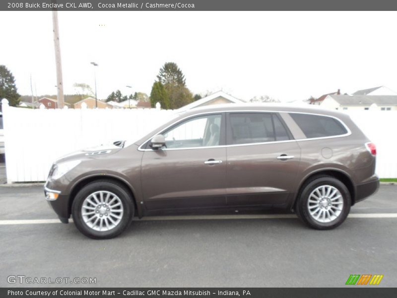 Cocoa Metallic / Cashmere/Cocoa 2008 Buick Enclave CXL AWD
