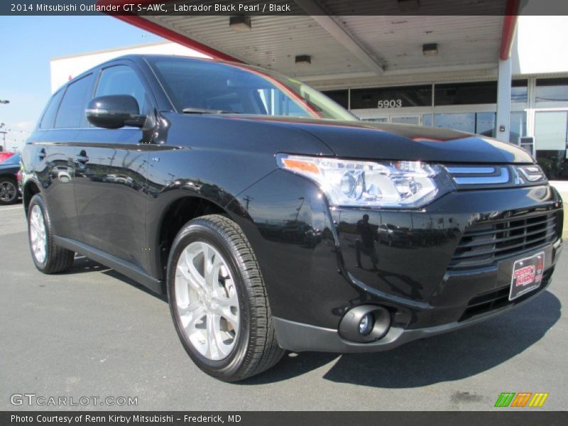 Labrador Black Pearl / Black 2014 Mitsubishi Outlander GT S-AWC