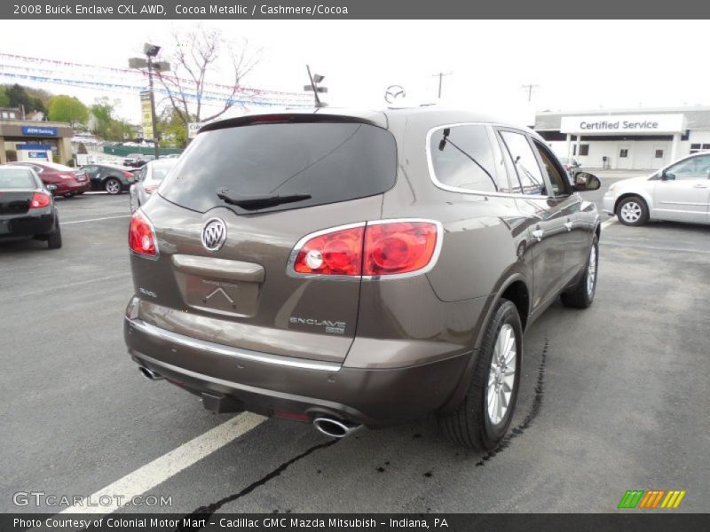 Cocoa Metallic / Cashmere/Cocoa 2008 Buick Enclave CXL AWD