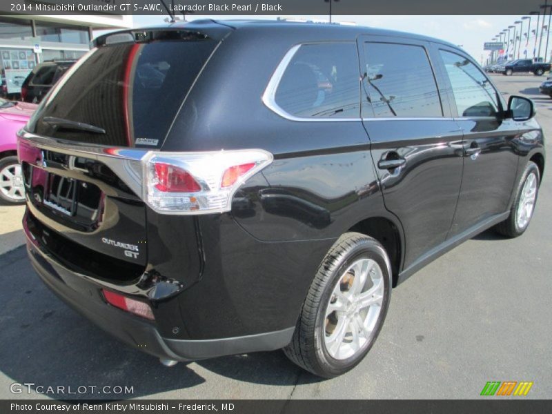 Labrador Black Pearl / Black 2014 Mitsubishi Outlander GT S-AWC