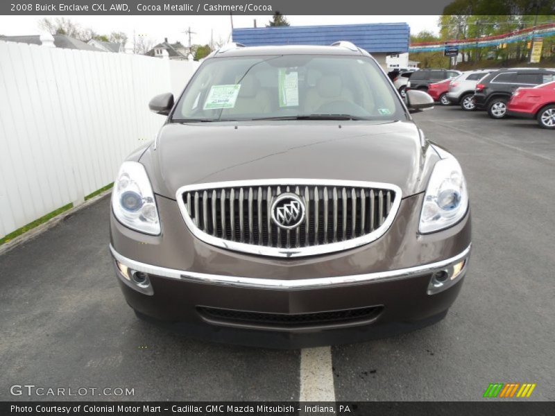 Cocoa Metallic / Cashmere/Cocoa 2008 Buick Enclave CXL AWD