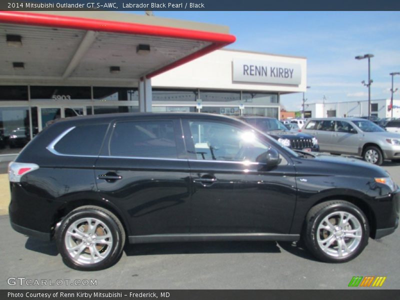 Labrador Black Pearl / Black 2014 Mitsubishi Outlander GT S-AWC