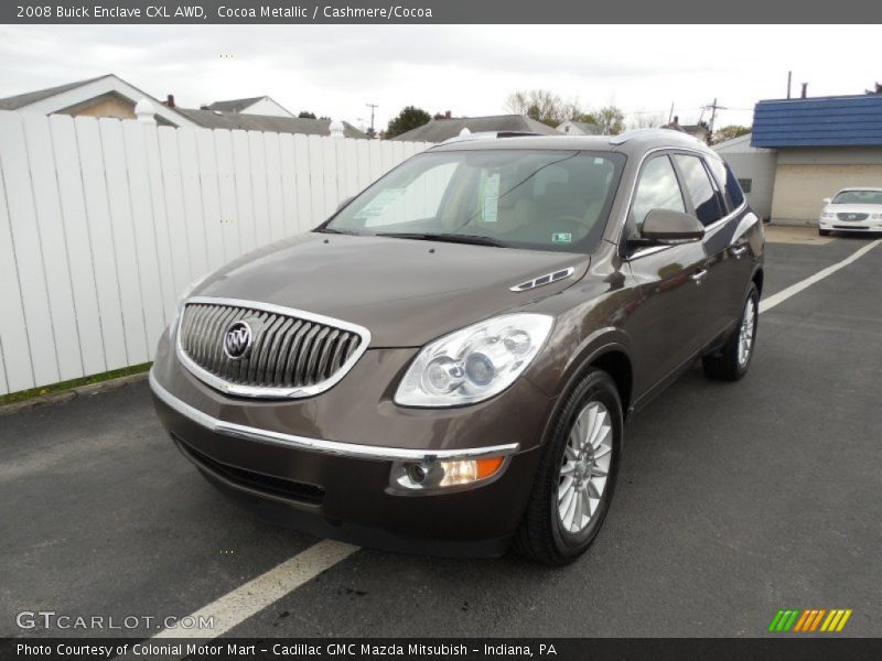 Cocoa Metallic / Cashmere/Cocoa 2008 Buick Enclave CXL AWD