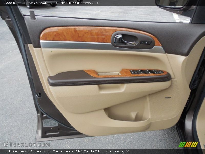 Cocoa Metallic / Cashmere/Cocoa 2008 Buick Enclave CXL AWD