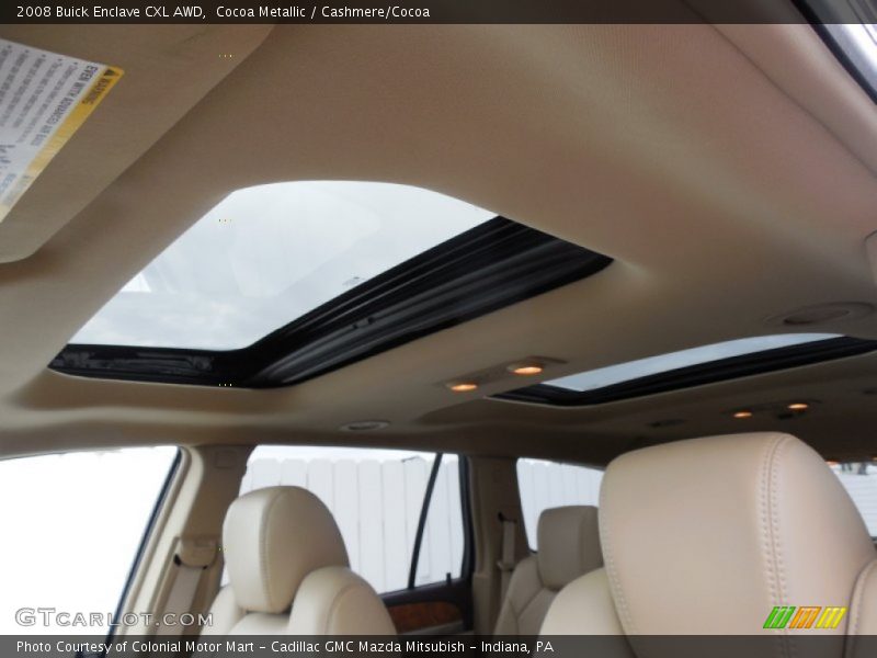 Cocoa Metallic / Cashmere/Cocoa 2008 Buick Enclave CXL AWD