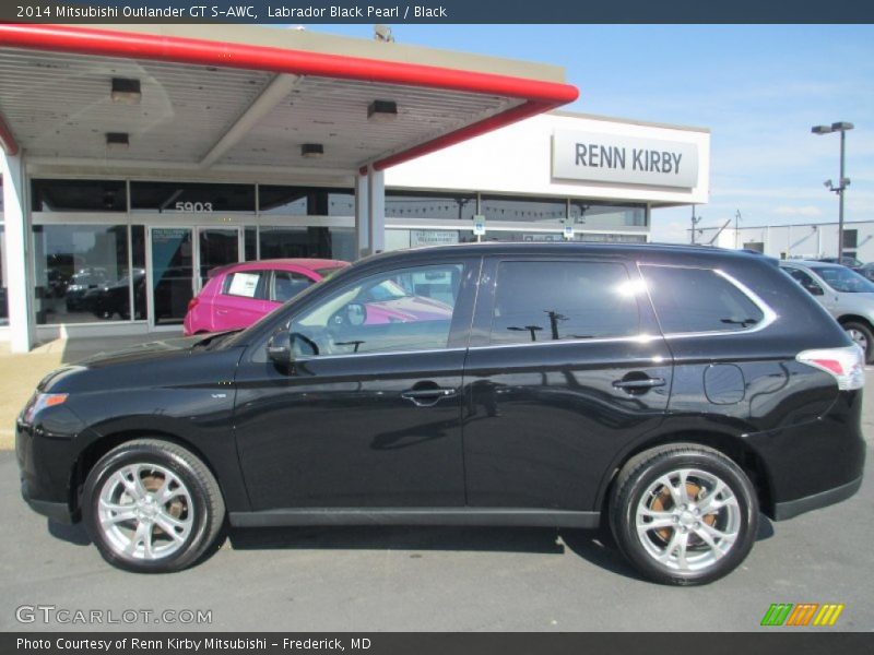 Labrador Black Pearl / Black 2014 Mitsubishi Outlander GT S-AWC