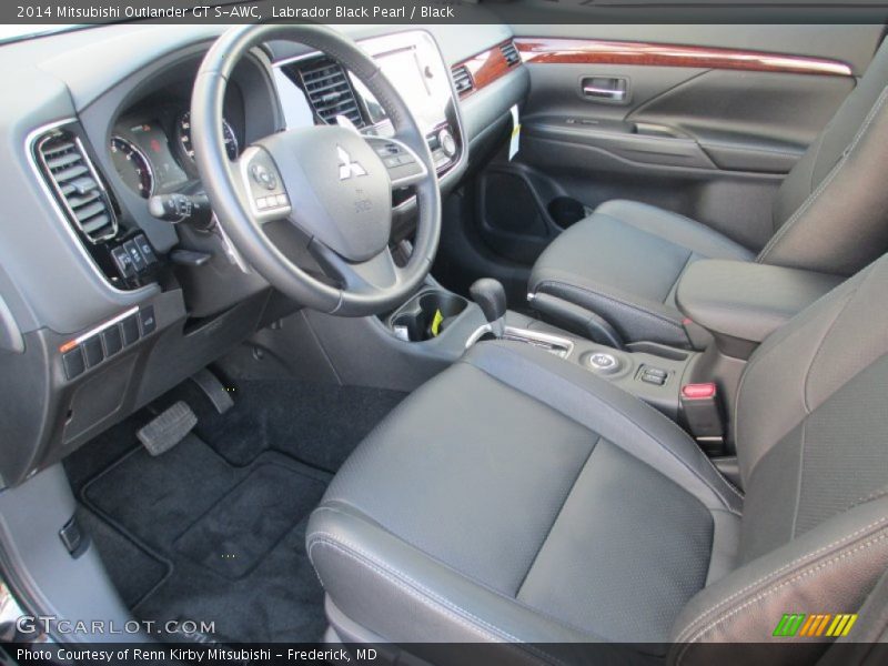Labrador Black Pearl / Black 2014 Mitsubishi Outlander GT S-AWC