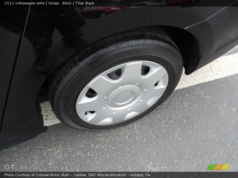 Black / Titan Black 2011 Volkswagen Jetta S Sedan