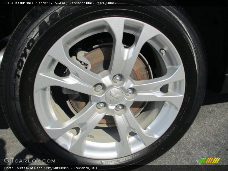 Labrador Black Pearl / Black 2014 Mitsubishi Outlander GT S-AWC
