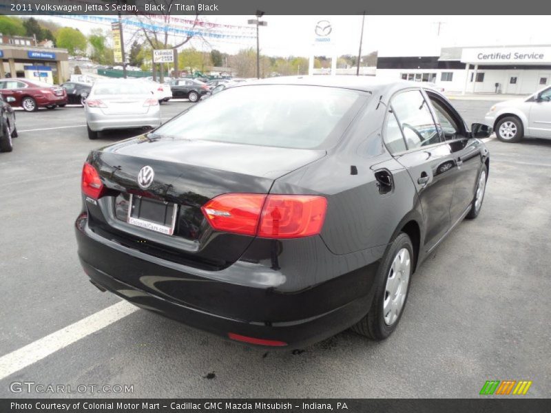 Black / Titan Black 2011 Volkswagen Jetta S Sedan