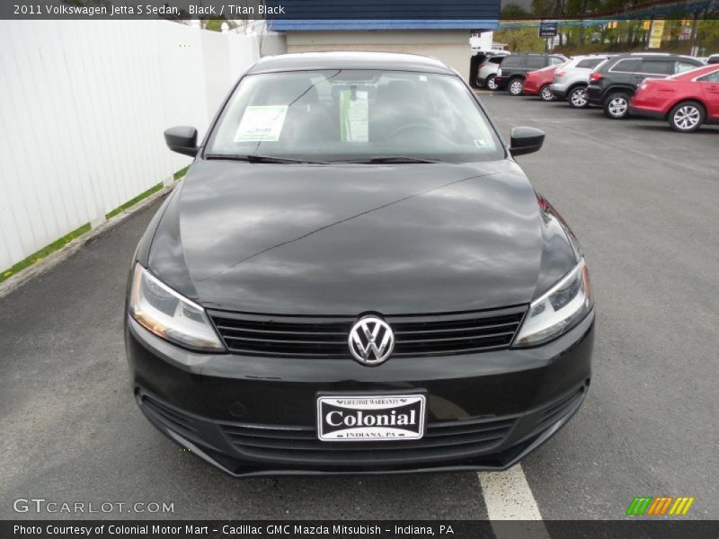Black / Titan Black 2011 Volkswagen Jetta S Sedan