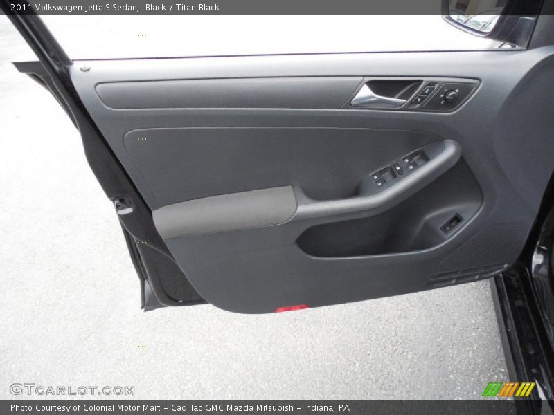 Black / Titan Black 2011 Volkswagen Jetta S Sedan