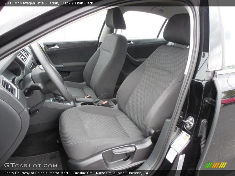 Black / Titan Black 2011 Volkswagen Jetta S Sedan