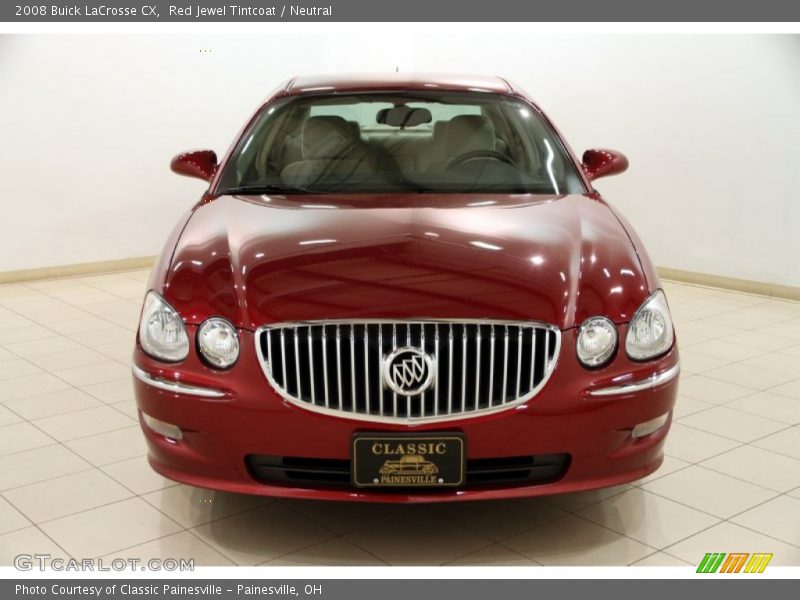 Red Jewel Tintcoat / Neutral 2008 Buick LaCrosse CX