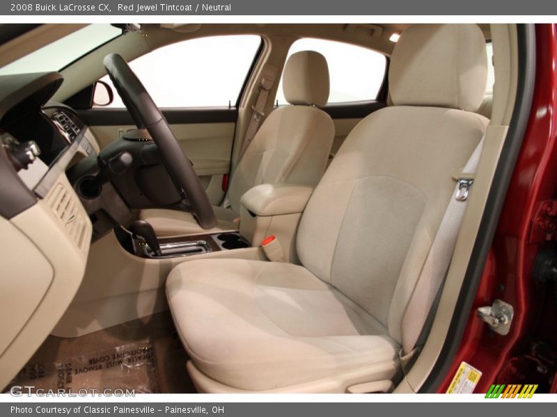 Red Jewel Tintcoat / Neutral 2008 Buick LaCrosse CX