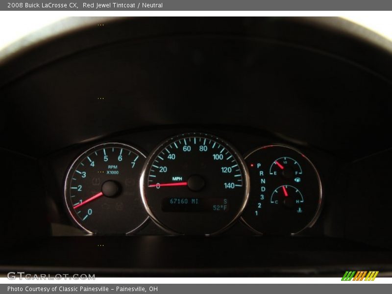 Red Jewel Tintcoat / Neutral 2008 Buick LaCrosse CX