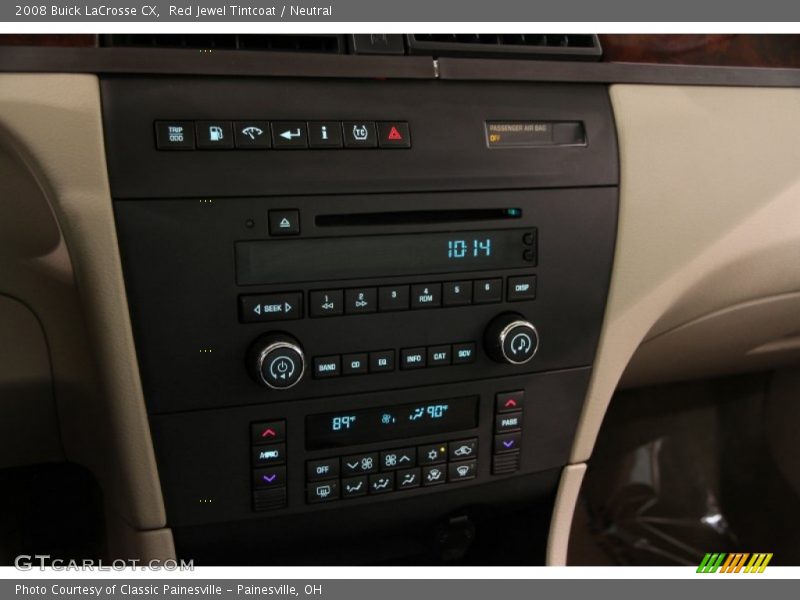 Red Jewel Tintcoat / Neutral 2008 Buick LaCrosse CX