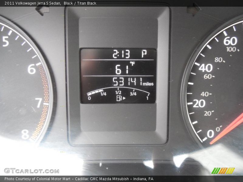Black / Titan Black 2011 Volkswagen Jetta S Sedan