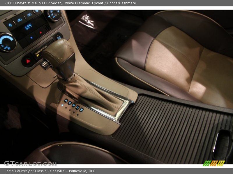 White Diamond Tricoat / Cocoa/Cashmere 2010 Chevrolet Malibu LTZ Sedan