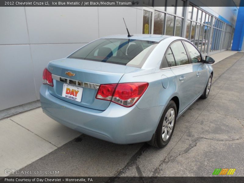 Ice Blue Metallic / Jet Black/Medium Titanium 2012 Chevrolet Cruze LS