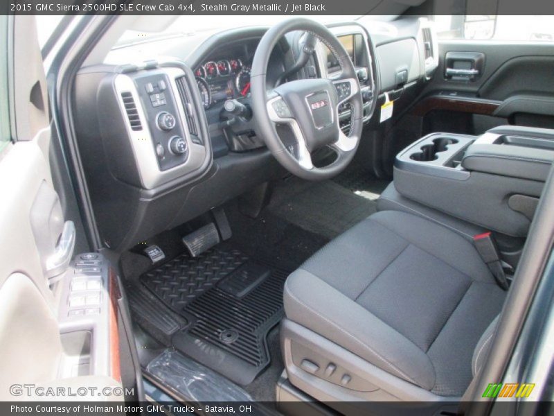 Stealth Gray Metallic / Jet Black 2015 GMC Sierra 2500HD SLE Crew Cab 4x4