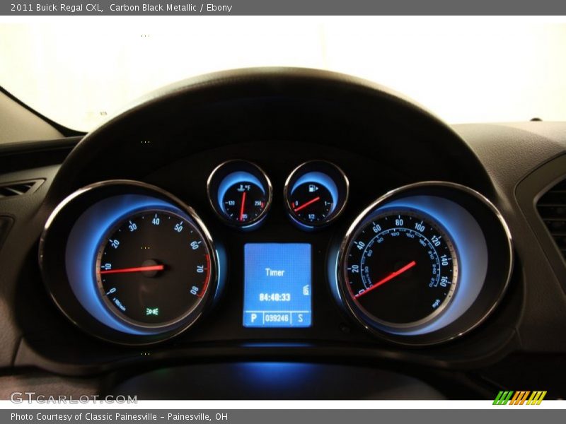 Carbon Black Metallic / Ebony 2011 Buick Regal CXL