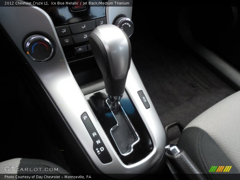 Ice Blue Metallic / Jet Black/Medium Titanium 2012 Chevrolet Cruze LS