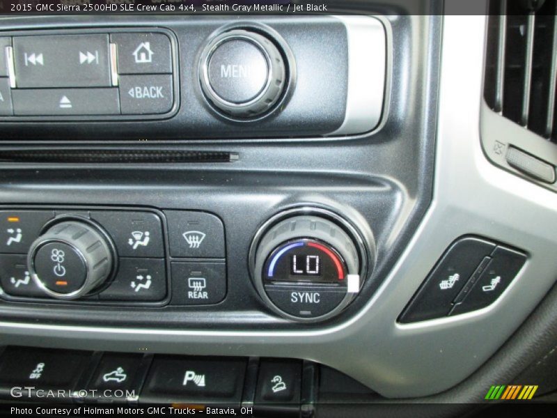 Stealth Gray Metallic / Jet Black 2015 GMC Sierra 2500HD SLE Crew Cab 4x4