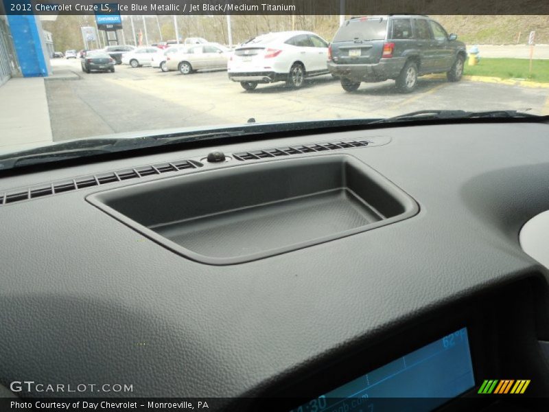 Ice Blue Metallic / Jet Black/Medium Titanium 2012 Chevrolet Cruze LS