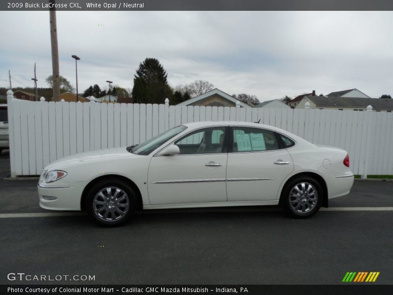 White Opal / Neutral 2009 Buick LaCrosse CXL