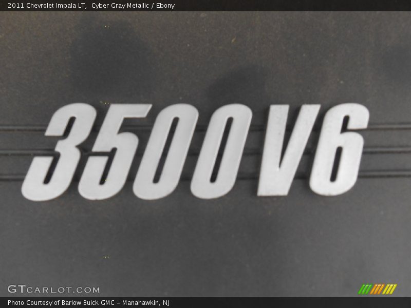 Cyber Gray Metallic / Ebony 2011 Chevrolet Impala LT