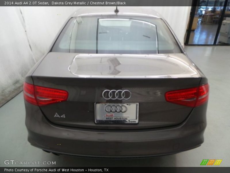Dakota Grey Metallic / Chestnut Brown/Black 2014 Audi A4 2.0T Sedan
