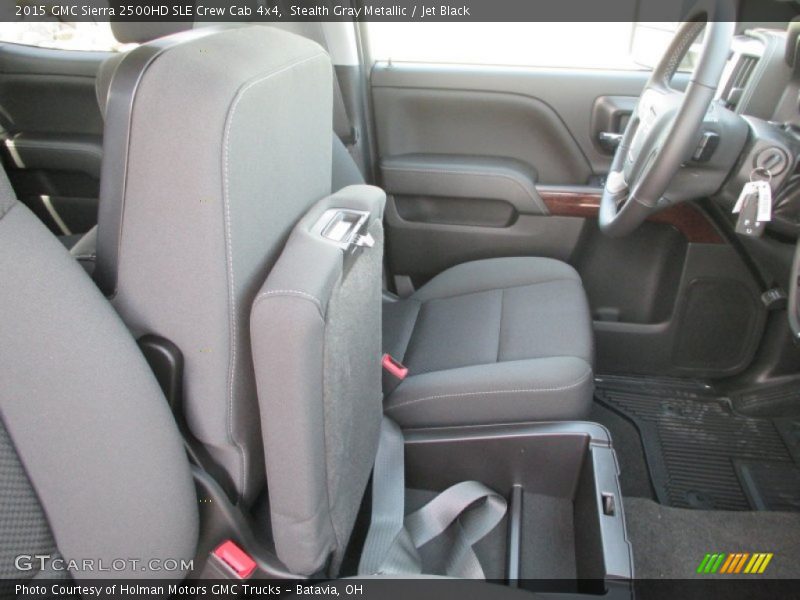 Stealth Gray Metallic / Jet Black 2015 GMC Sierra 2500HD SLE Crew Cab 4x4