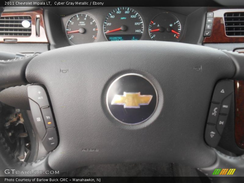 Cyber Gray Metallic / Ebony 2011 Chevrolet Impala LT