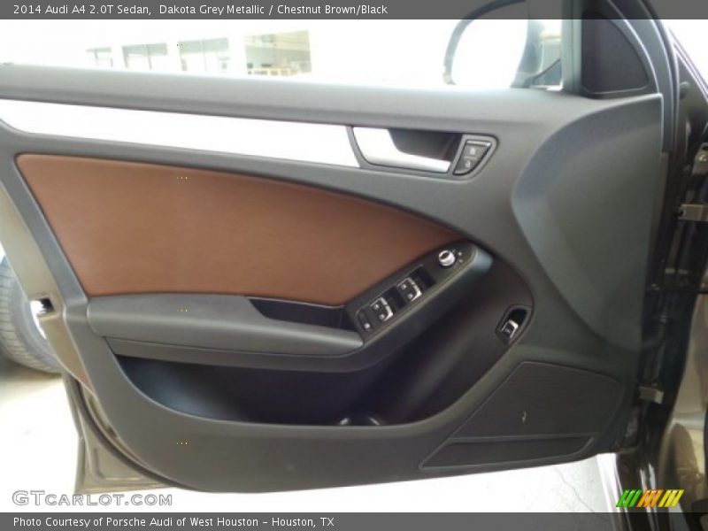 Dakota Grey Metallic / Chestnut Brown/Black 2014 Audi A4 2.0T Sedan