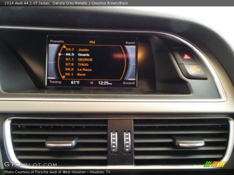 Dakota Grey Metallic / Chestnut Brown/Black 2014 Audi A4 2.0T Sedan