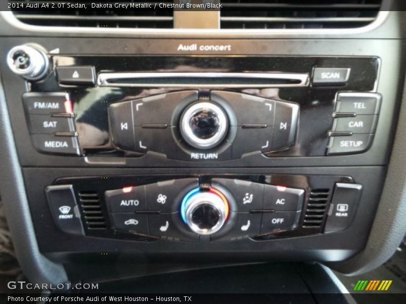 Dakota Grey Metallic / Chestnut Brown/Black 2014 Audi A4 2.0T Sedan