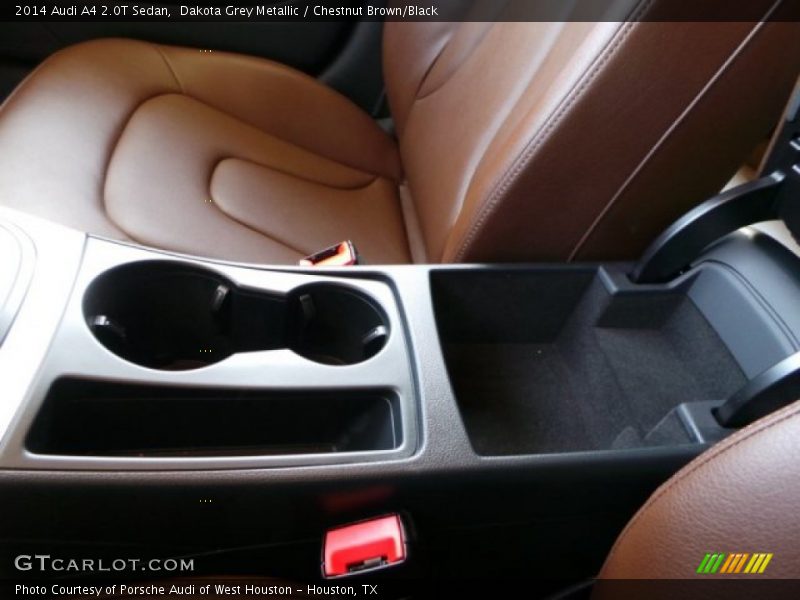 Dakota Grey Metallic / Chestnut Brown/Black 2014 Audi A4 2.0T Sedan
