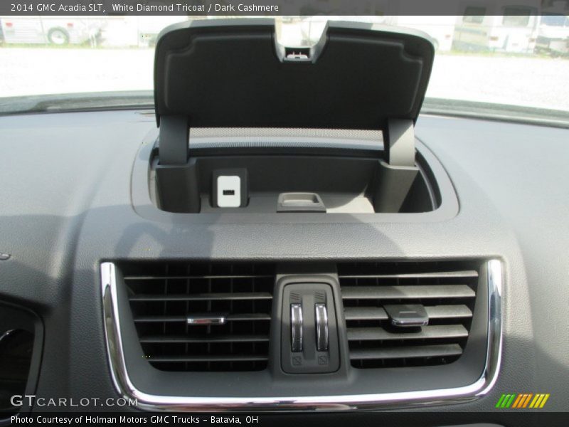 White Diamond Tricoat / Dark Cashmere 2014 GMC Acadia SLT