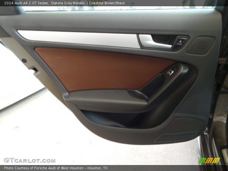 Dakota Grey Metallic / Chestnut Brown/Black 2014 Audi A4 2.0T Sedan